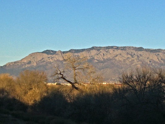photo of Sandia Mountain