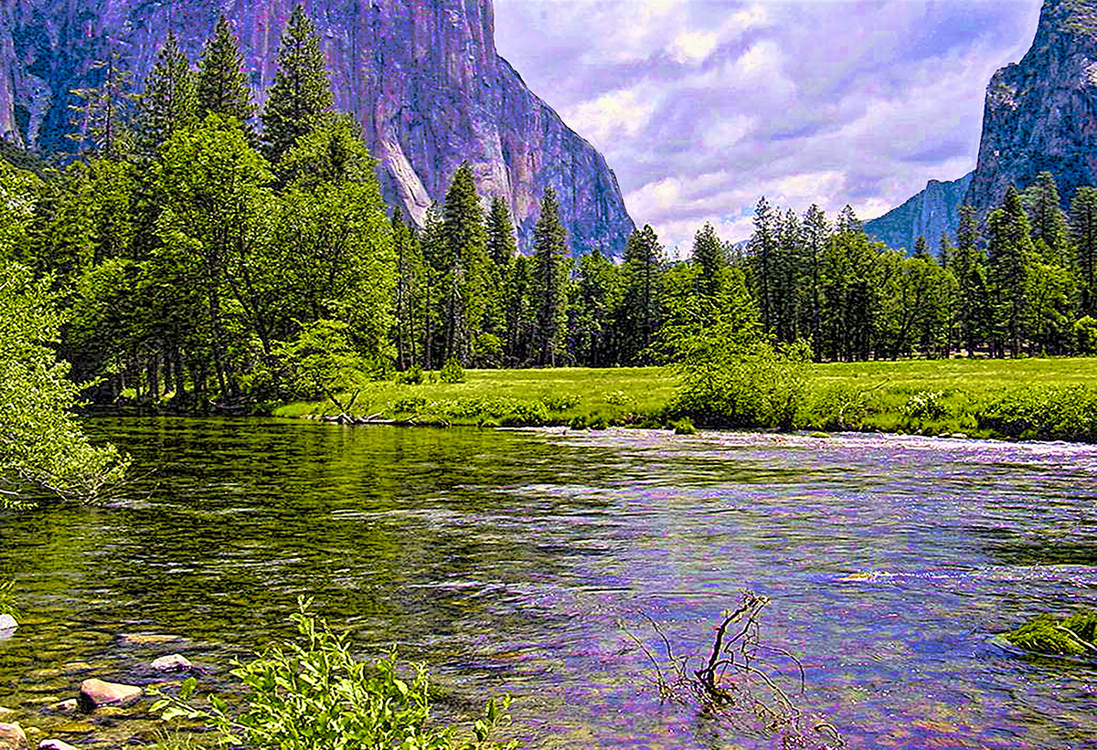 photo of the Merced River in Yosemite Valley (c) Bob Pavelsky
