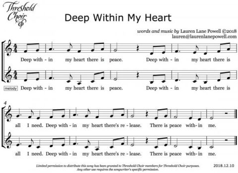 Deep Within My Heart 20181210
