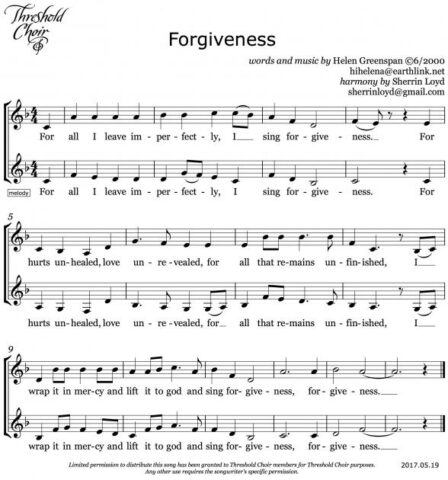 Forgiveness 2part 20170519