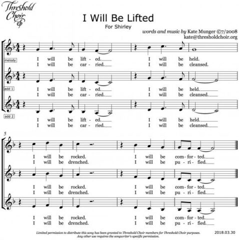 I Will Be Lifted 20180330