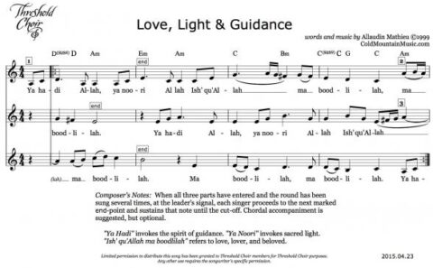 Love Light Guidance 20150423