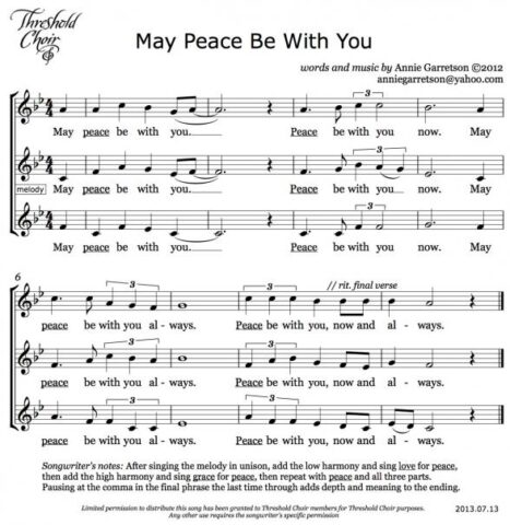 May Peace Be with You