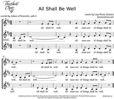 All Shall Be Well 20200612