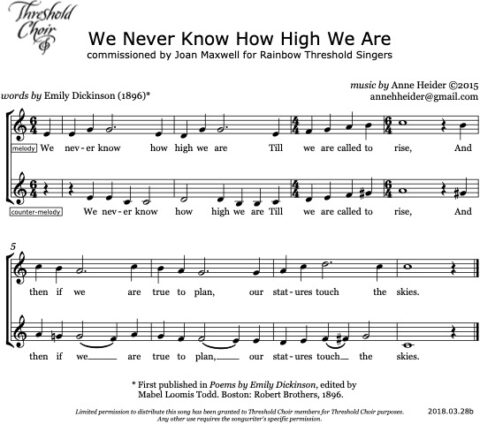 We Never Know How High 20180328b