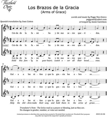 Los Brazos de la Gracia (Arms of Grace) 20230206